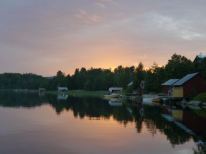 Tolle Abendstimmung in Lövvik
