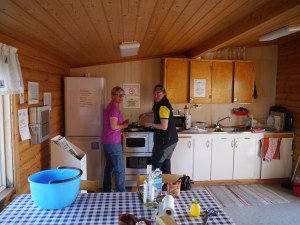 Die Frauen kochen...