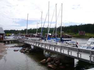 Gästehafen auf der Insel Trysunda. Mit voll eingerichteter Küche, sauberer Dusche und WC.