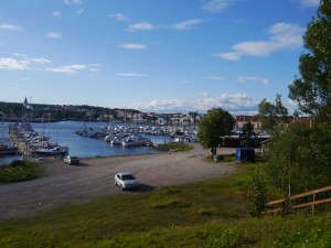 Der Hafen von Hudiksvall