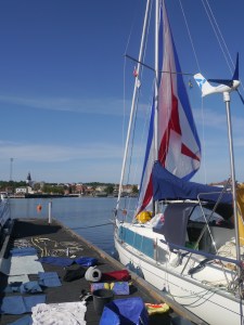 Die ersten Aufräumaktionen...