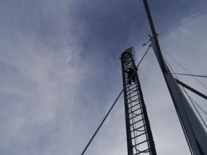 Katja schwindelfrei :)